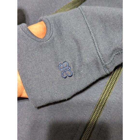 Albion Fit Campus Zip Up Jacket Navy Blue Womens Medium Athleisure Loungewear - Picture 6 of 7